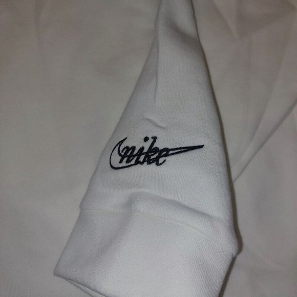 Nike Womens Size Small New Orleans Saints Historic Half Zip Hoodie Cream Black - Picture 5 of 8